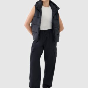 4F Crop-top slim damski - biały