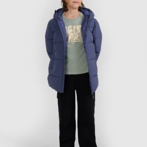 4F Kurtka puchowa z wypełnieniem syntetycznym chłopięca - granatowa 152 (11-12 lat)