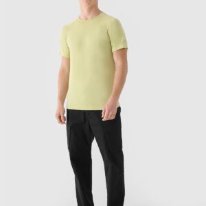 4F T-shirt bezszwowy regular męski 4F x Robert Lewandowski - zielony