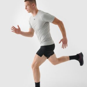 4F Spodenki do biegania szybkoschnące męskie - szare