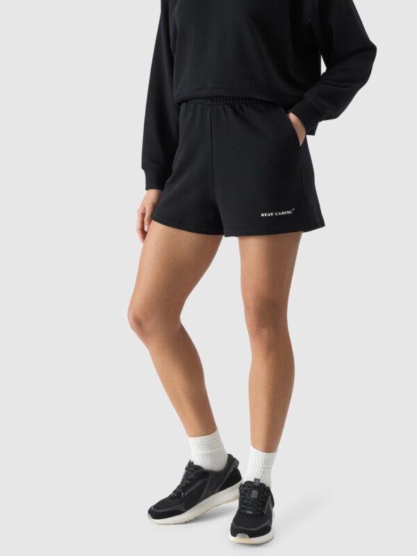 4F Spodenki dresowe damskie - czarne