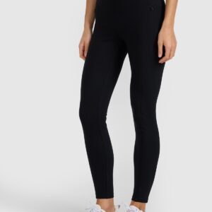 4F Legginsy dzianinowe damskie - czarne