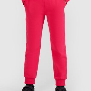 4F Spodnie dresowe joggery dziewczęce - różowe 122 (6-7 lat)