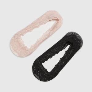 Skarperki stopki koronkowe 2-pack