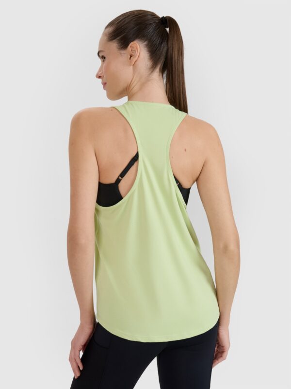 4F Top treningowy oversize szybkoschnący damski - zielony