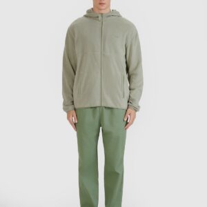 4F Polar regular z kapturem męski - oliwkowy