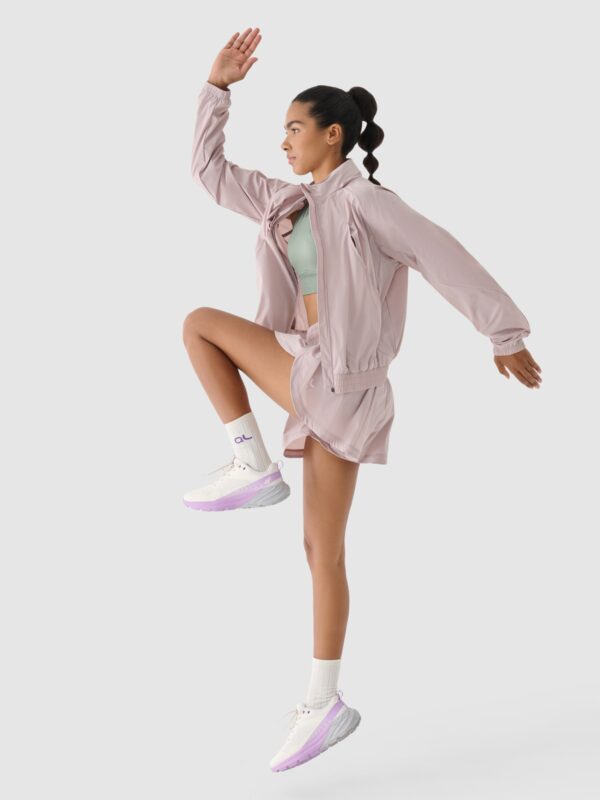 4F Kurtka treningowa damska 4F x Anna Lewandowska - beżowa