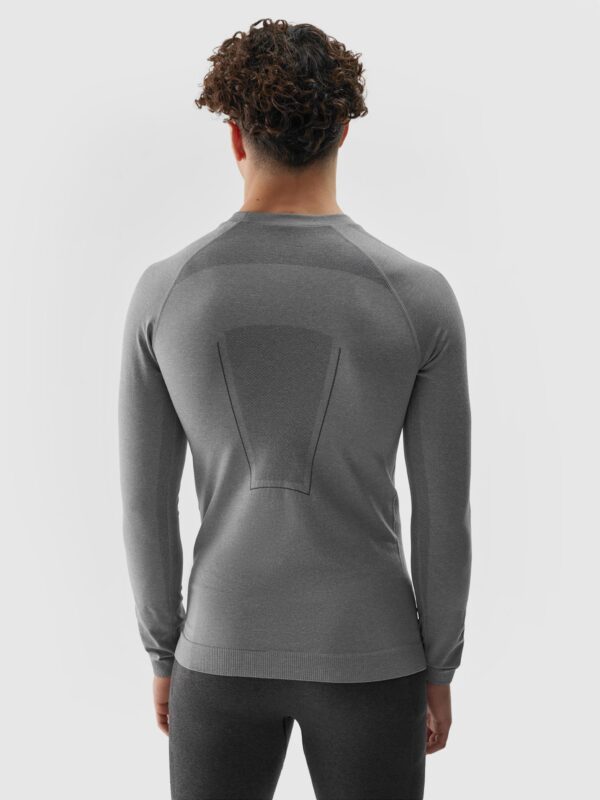 4F Bielizna termoaktywna bezszwowa (góra) męska - szara