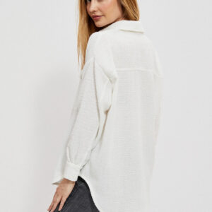 be22853f8716d6195bff67402d6aff1aa0a6605c Koszula ze strukturalnej tkaniny