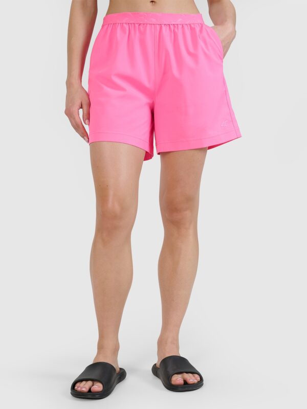 befd4b784d22a966d1dde62990927b0cce170f0a 4F Spodenki plażowe damskie - różowe