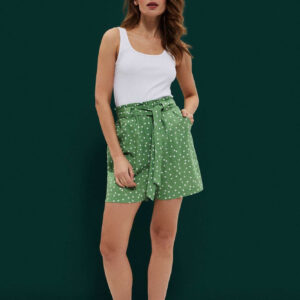 Bawełniane szorty w groszki