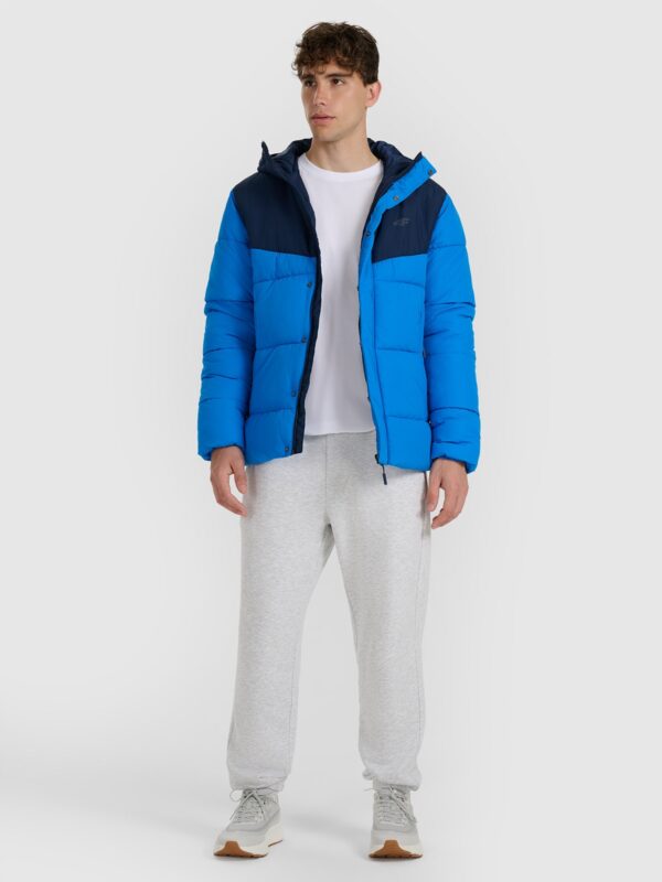 4F Kurtka puchowa z wypełnieniem syntetycznym męska - niebieska