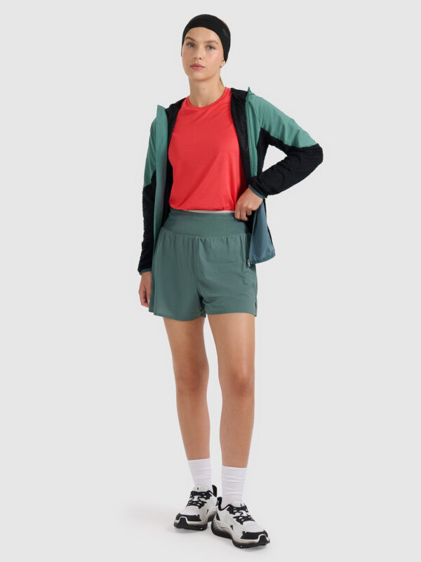 4F Bluza do biegania w terenie Primaloft Active damska - turkusowa