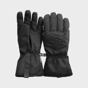 4F Rękawice narciarskie Thinsulate męskie - czarne