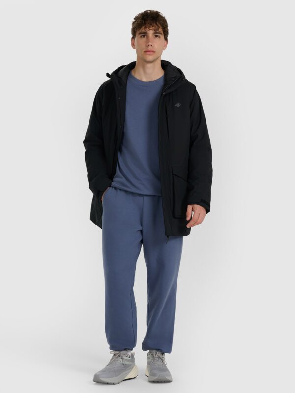 4F Parka przejściowa membrana 8000 męska - czarna