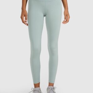 4F Legginsy treningowe szybkoschnące damskie - zielone