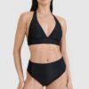 4F Dół od bikini damski - czarny
