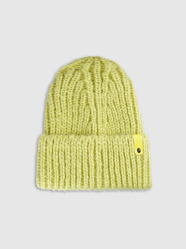 4F Czapka beanie damska - khaki