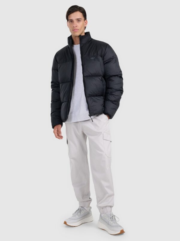 4F Kurtka puchowa z wypełnieniem syntetycznym męska - czarna