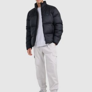 4F Kurtka puchowa z wypełnieniem syntetycznym męska - czarna