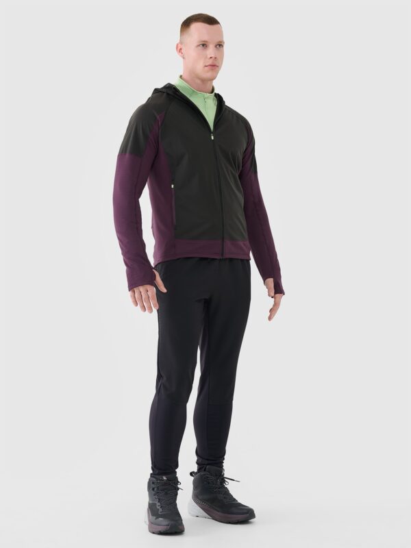 4F Wysokie buty trekkingowe SPEED HIKER z membraną męskie - fioletowe