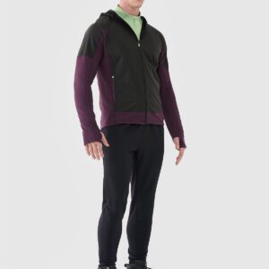 4F Wysokie buty trekkingowe SPEED HIKER z membraną męskie - fioletowe