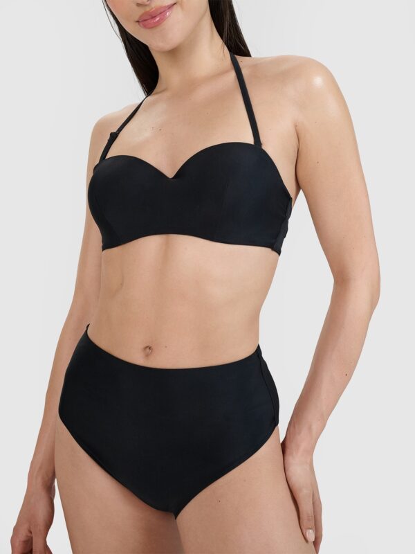 4F Dół od bikini damski - czarny