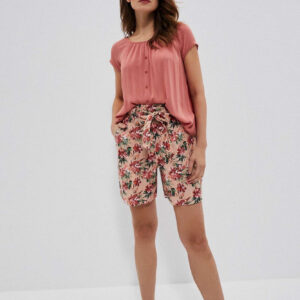 Bawełniane szorty w kwiaty