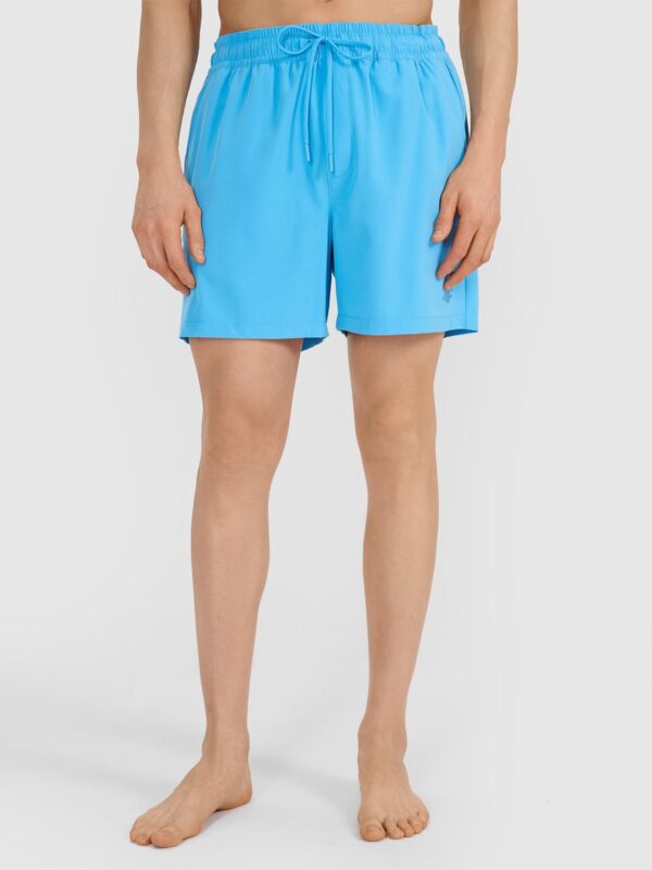 c84ca3894e4bf65d629c8edc119617fe2e498080 4F Spodenki plażowe męskie - niebieskie