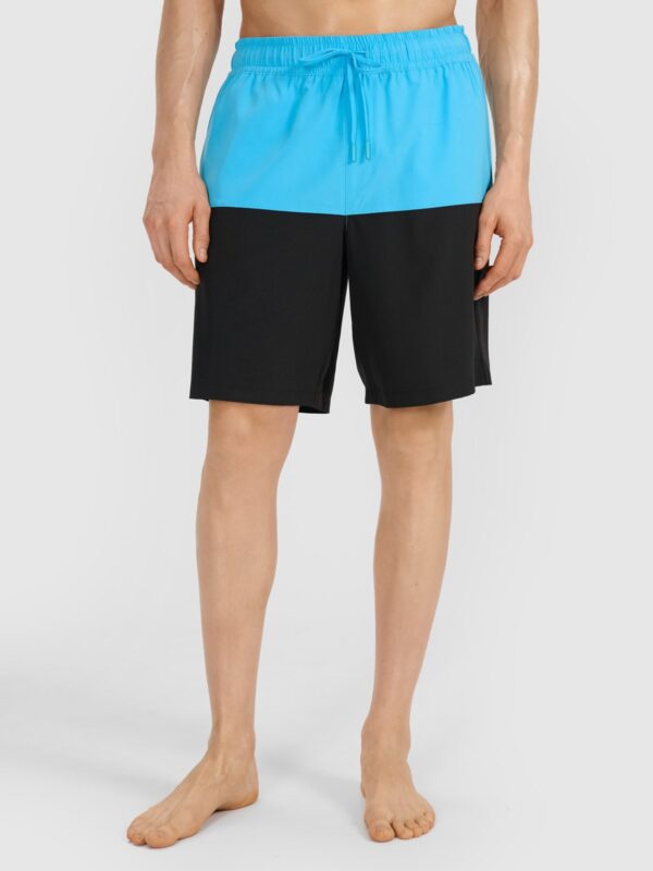 c851efd30f75fed739c1421e5b6a42ab72646a6f 4F Spodenki plażowe męskie - turkusowe