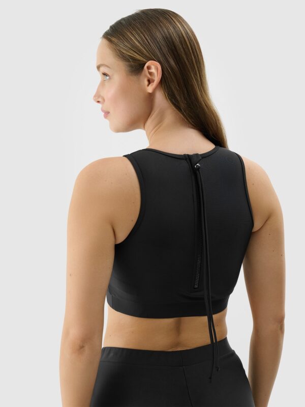 4F Góra od bikini damska - czarna