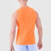 4F Tank top regular szybkoschnący męski - pomarańczowy