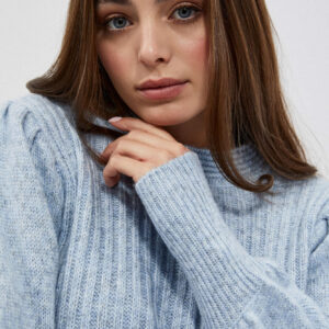 c8fac6e2cebd83cdf0e5247fe5f0f60c5c87acb0 Sweter z bufiastymi rękawami