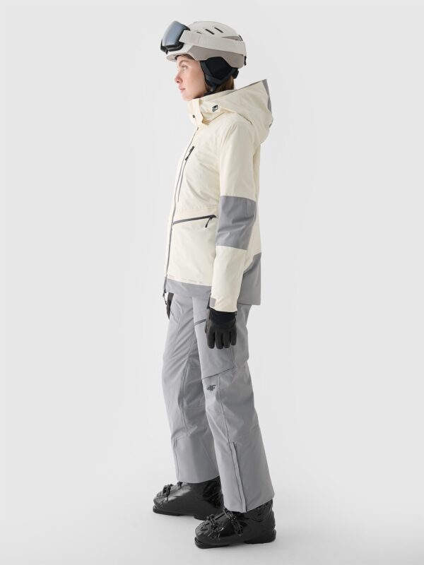 4F Kurtka narciarska membrana 15000 damska - biała