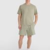 4F T-shirt oversize gładki uniseks - khaki