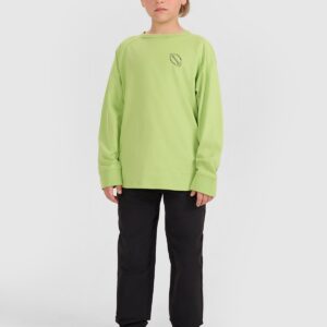 4F Longlseeve regular z nadrukiem chłopięcy - zielony 122 (6-7 lat)