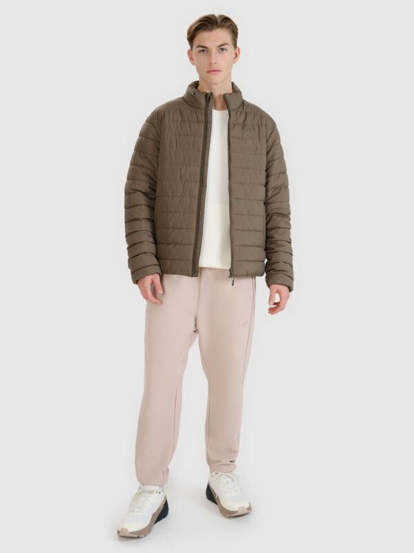 4F Kurtka puchowa z wypełnieniem syntetycznym męska - brązowa