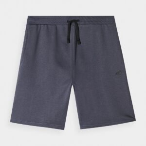 4F Spodenki dresowe chłopięce - szare 122 (6-7 lat)