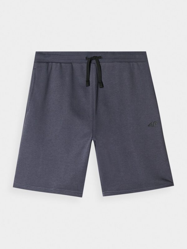 4F Spodenki dresowe chłopięce - szare 122 (6-7 lat)