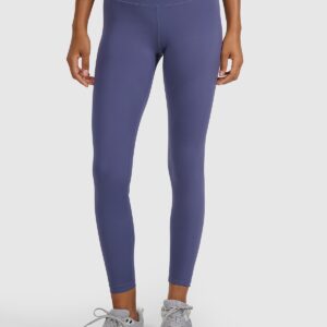 4F Legginsy treningowe szybkoschnące damskie - granatowe