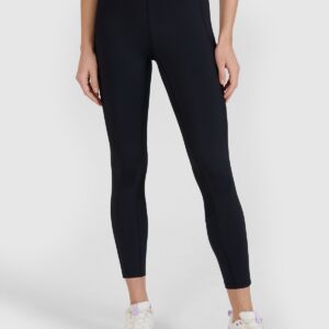 4F Legginsy treningowe z wysokim stanem damskie - czarne