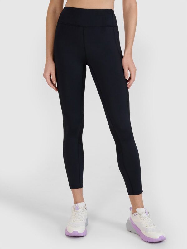 cd5385d85f3f3726dfc156a8e9593afcfee693ec 4F Legginsy treningowe z wysokim stanem damskie - czarne