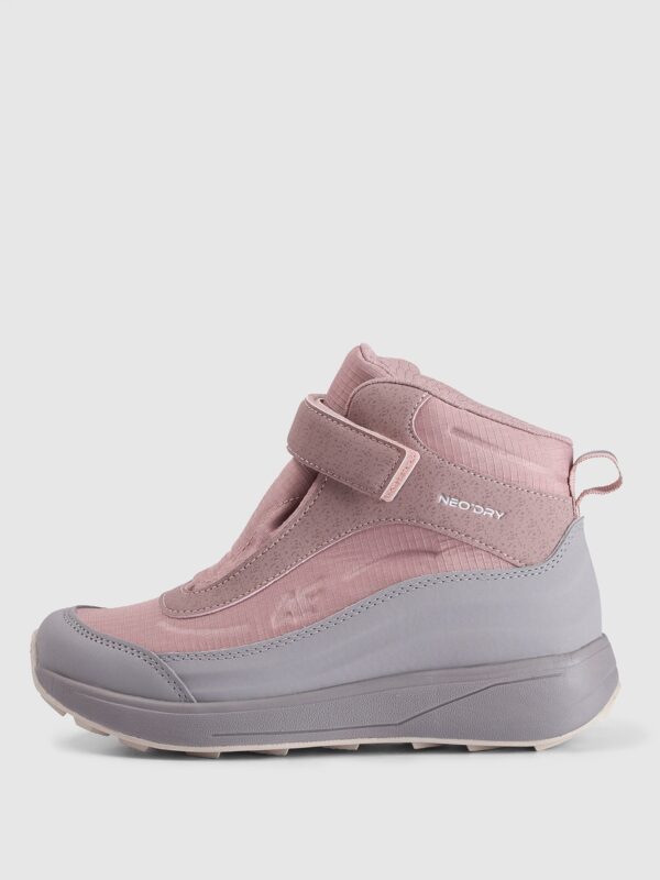 cd8f7189e1a9432270627dfdcf25ffdbdc9e245f 4F Buty zimowe śniegowce z izolacją Primaloft dziewczęce - beżowe