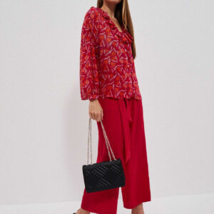 Pikowana torebka na łańcuszku czarna