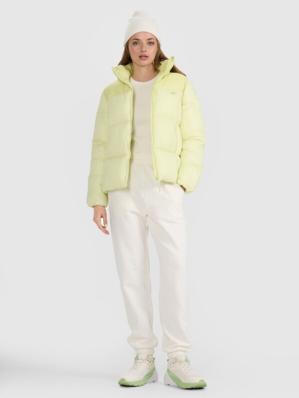 4F Kurtka puchowa z wypełnieniem syntetycznym damska - zielona
