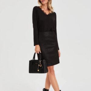 ce6aaa60827b9adf8cba0a0a0ae399f8e830d674 Ołówkowa spódnica czarna