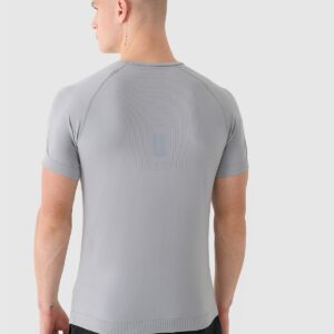 4F T-shirt bezszwowy regular męski 4F x Robert Lewandowski - szary