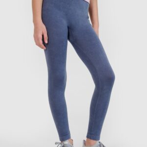 4F Legginsy dzianinowe dziewczęce - granatowa 152/158 (11-13 lat)