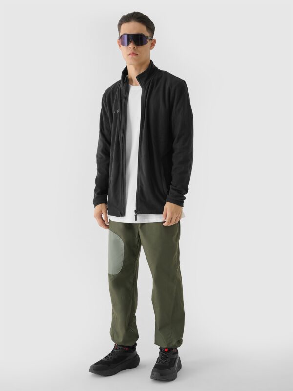 d080883c7382e346cf10f7de0ec9b047706f52a1 4F Polar ze stójką regular męski - czarny