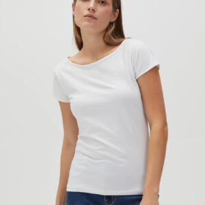 d0e7df93ccd4719fdc0752ba2922edec745bf477 Dopasowany t-shirt biały